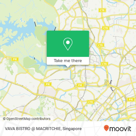 VAVA BISTRO @ MACRITCHIE map