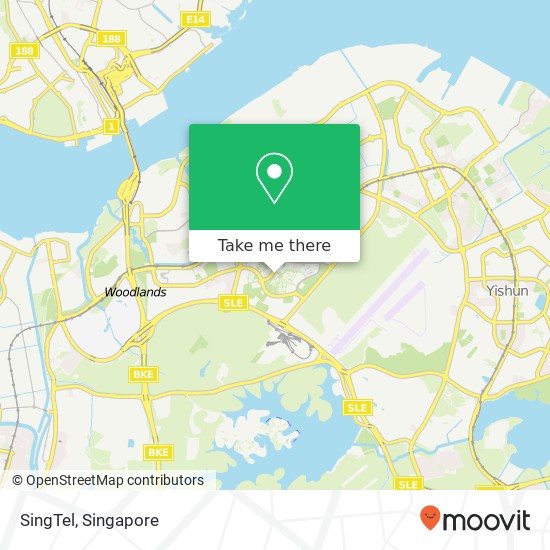 SingTel map