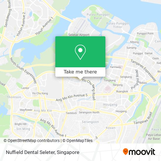 Nuffield Dental Seleter map