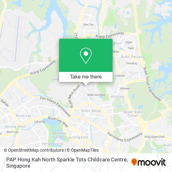 PAP Hong Kah North Sparkle Tots Childcare Centre地图