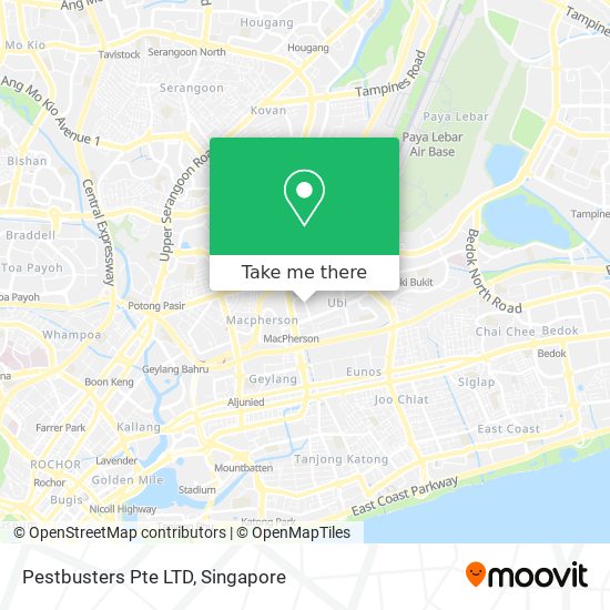 Pestbusters Pte LTD map