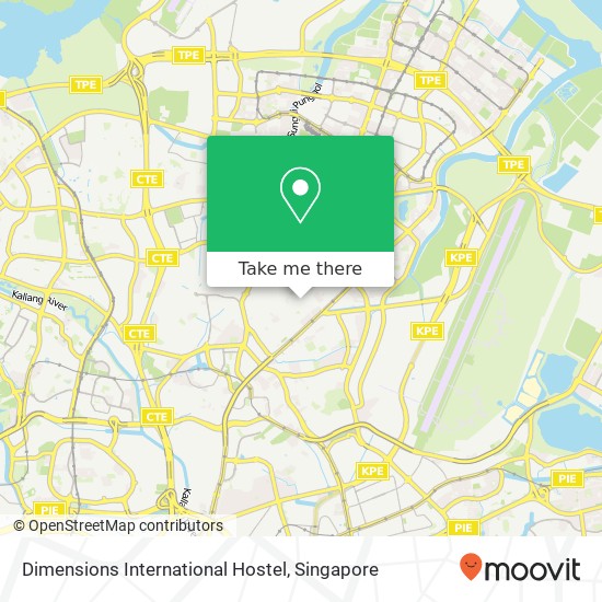 Dimensions International Hostel map