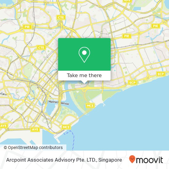 Arcpoint Associates Advisory Pte. LTD. map