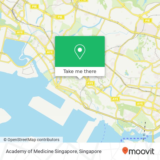 Academy of Medicine Singapore map