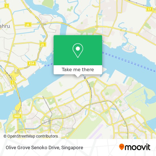 Olive Grove Senoko Drive map