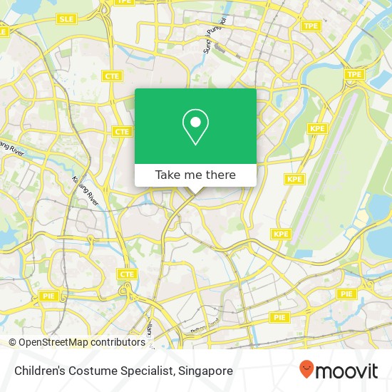 Children's Costume Specialist map