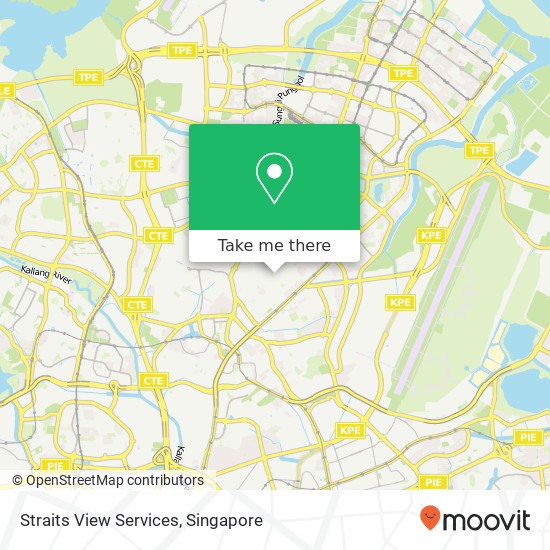 Straits View Services map