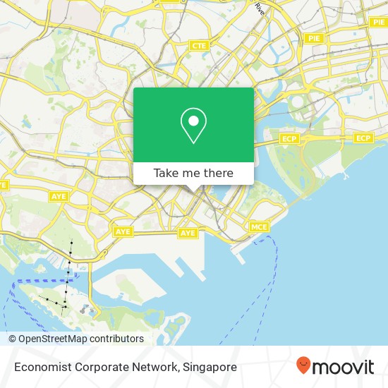 Economist Corporate Network地图