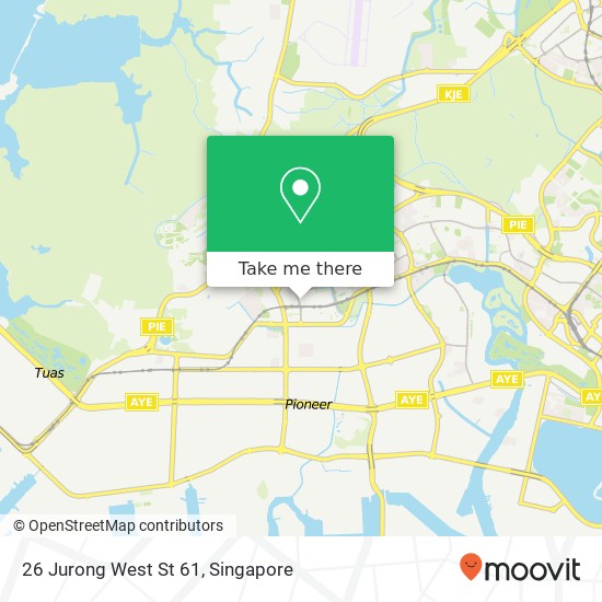 26 Jurong West St 61 map