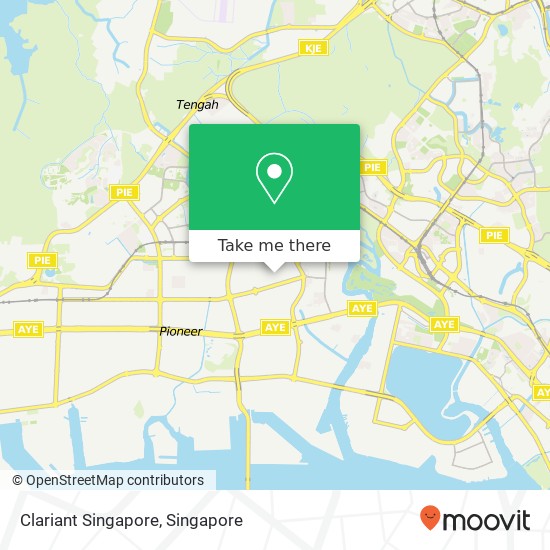 Clariant Singapore map