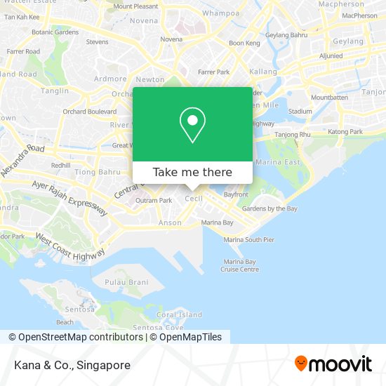 Kana & Co. map