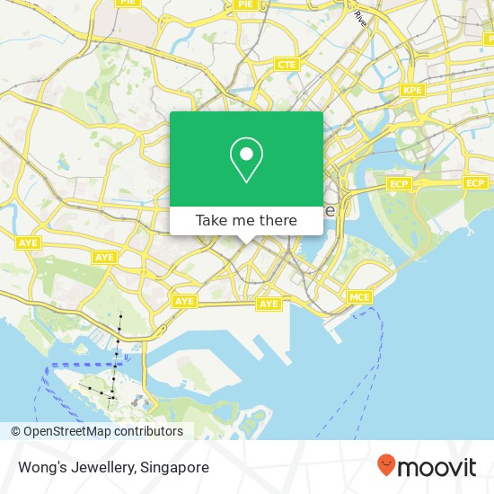 Wong's Jewellery map