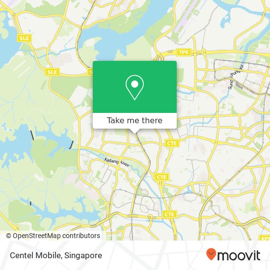 Centel Mobile map