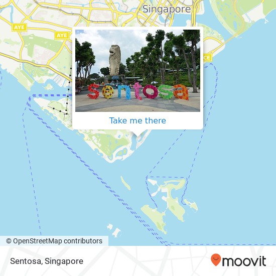 Sentosa map