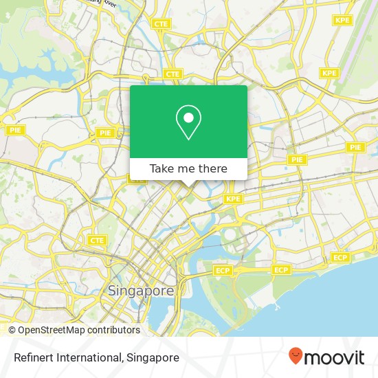 Refinert International map