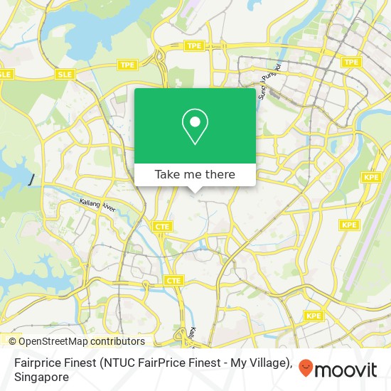 Fairprice Finest (NTUC FairPrice Finest - My Village) map