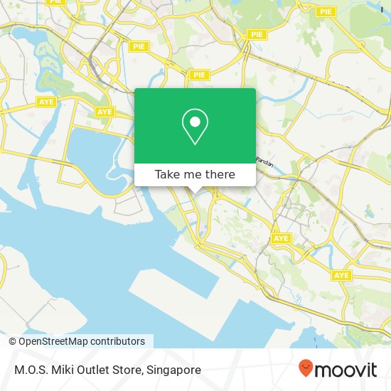 M.O.S. Miki Outlet Store map