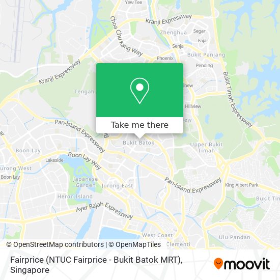 Fairprice (NTUC Fairprice - Bukit Batok MRT) map
