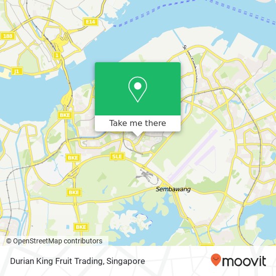 Durian King Fruit Trading map