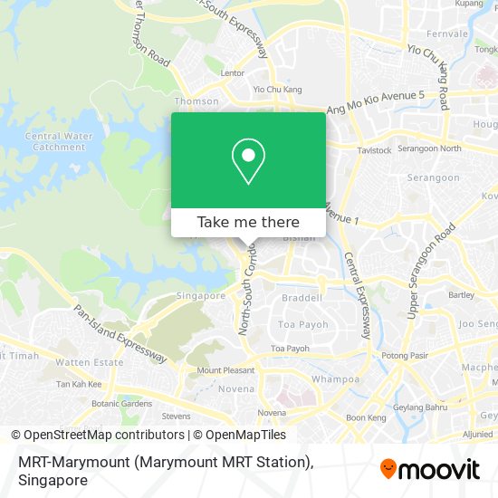 MRT-Marymount (Marymount MRT Station) map