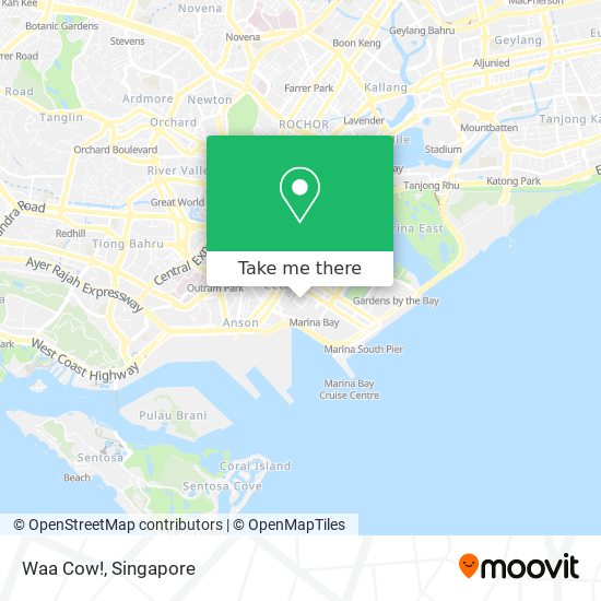 Waa Cow! map
