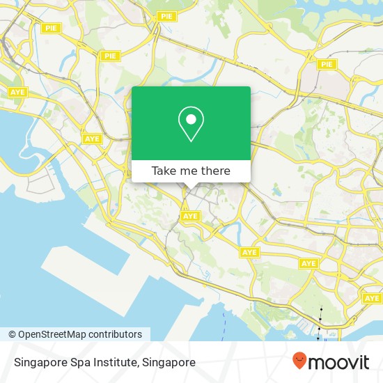 Singapore Spa Institute map