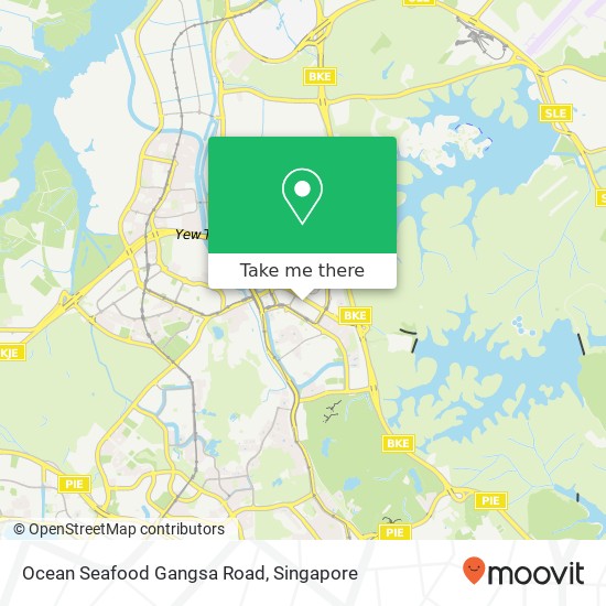 Ocean Seafood Gangsa Road地图