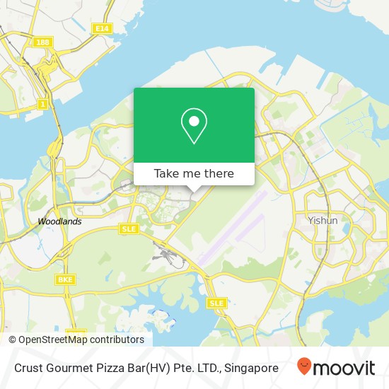 Crust Gourmet Pizza Bar(HV) Pte. LTD. map