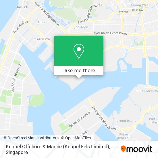 Keppel Offshore & Marine (Keppel Fels Limited) map