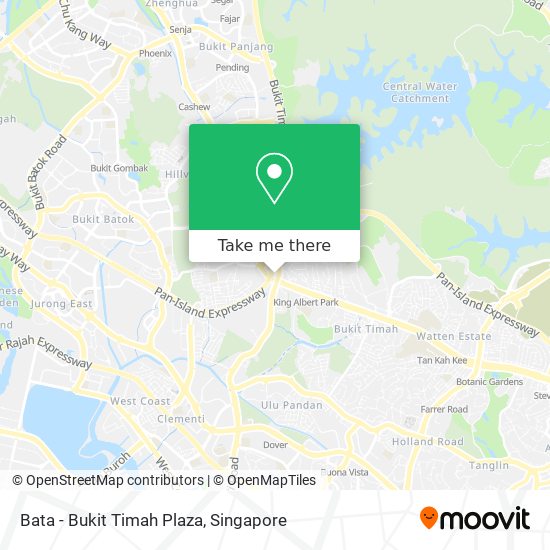 Bata - Bukit Timah Plaza map