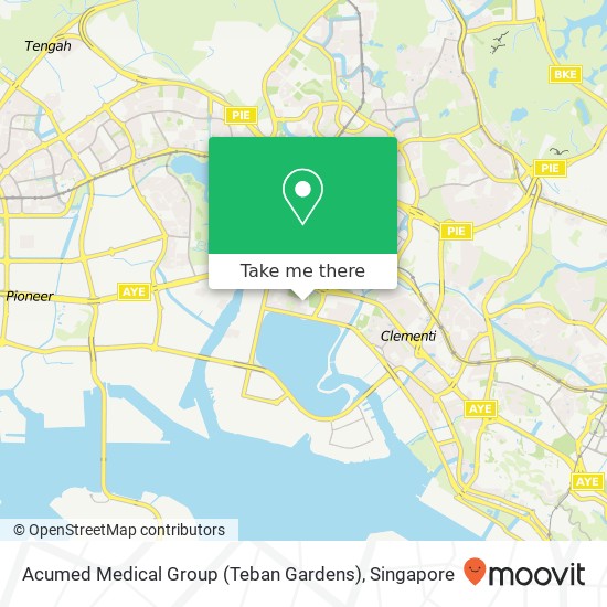 Acumed Medical Group (Teban Gardens) map