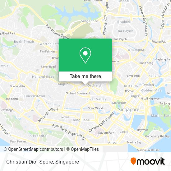 Christian Dior Spore map