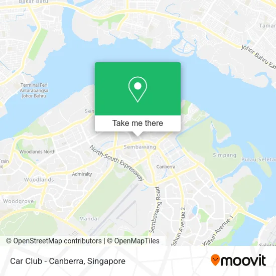 Car Club - Canberra map