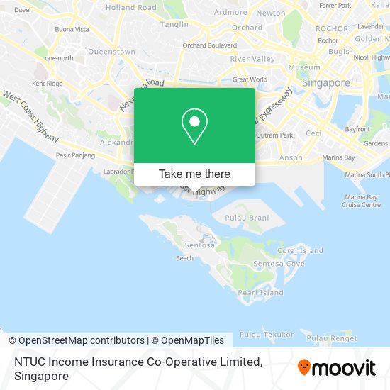 NTUC Income Insurance Co-Operative Limited map