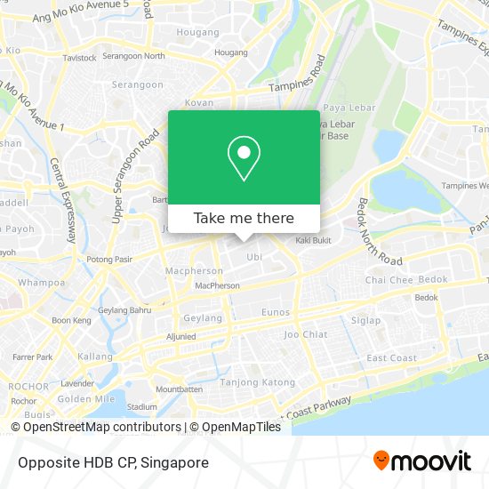 Opposite HDB CP map