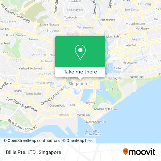 Billie Pte. LTD. map