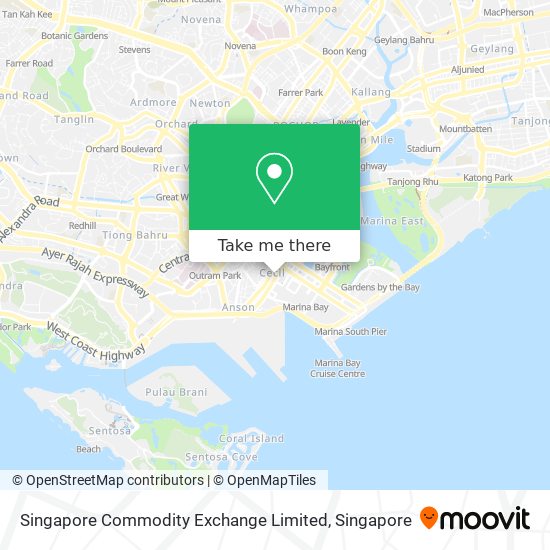 Singapore Commodity Exchange Limited map