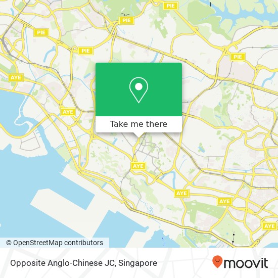 Opposite Anglo-Chinese JC map