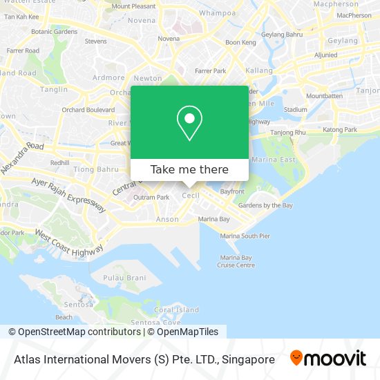 Atlas International Movers (S) Pte. LTD.地图