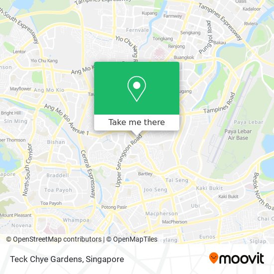 Teck Chye Gardens map