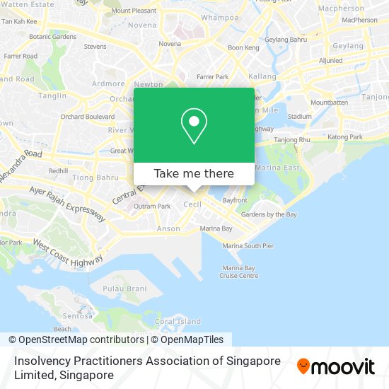 Insolvency Practitioners Association of Singapore Limited map
