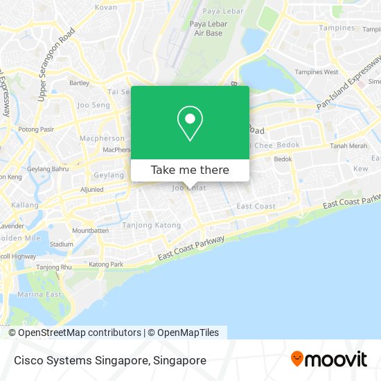 Cisco Systems Singapore map
