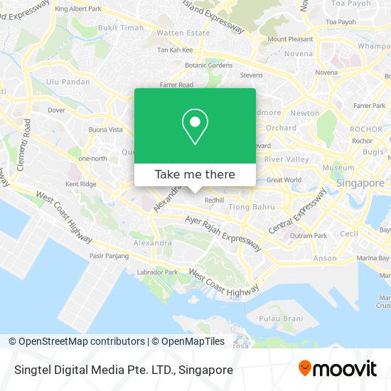 Singtel Digital Media Pte. LTD. map