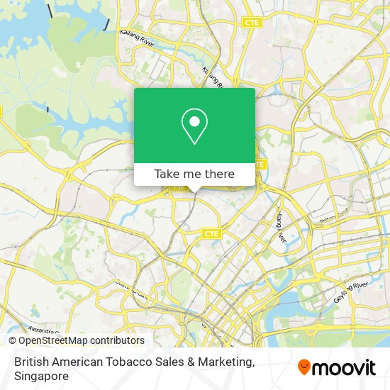 British American Tobacco Sales & Marketing map