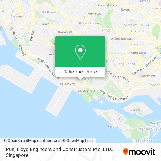 Punj Lloyd Engineers and Constructors Pte. LTD. map