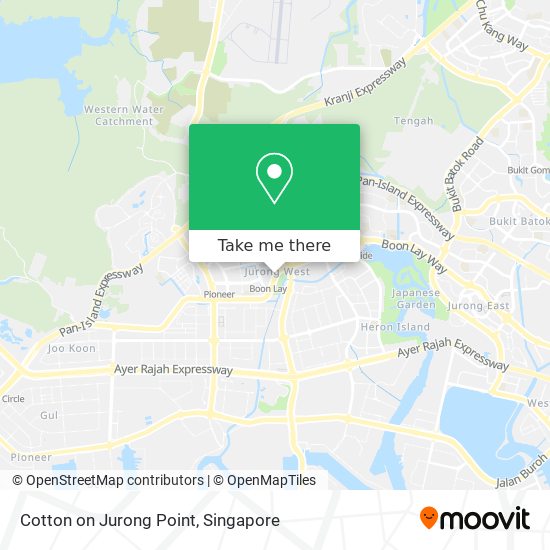 Cotton on Jurong Point map