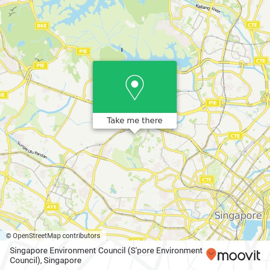 Singapore Environment Council (S'pore Environment Council) map