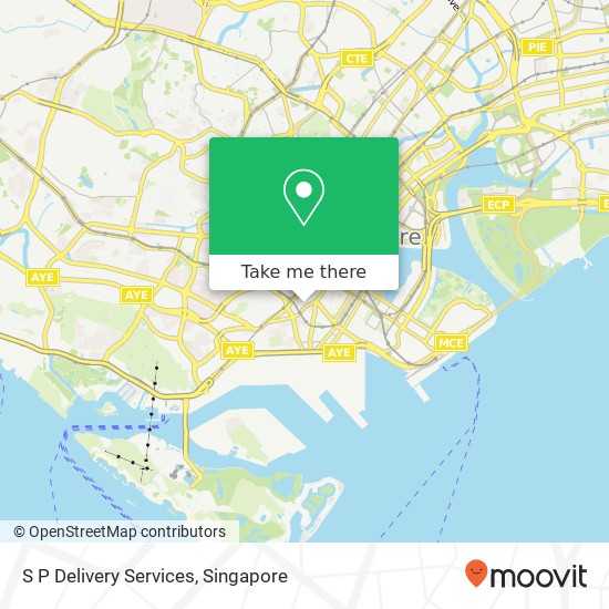 S P Delivery Services map