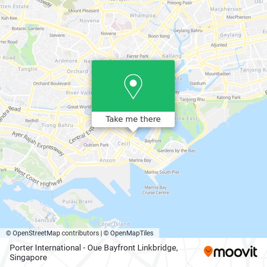 Porter International - Oue Bayfront Linkbridge map