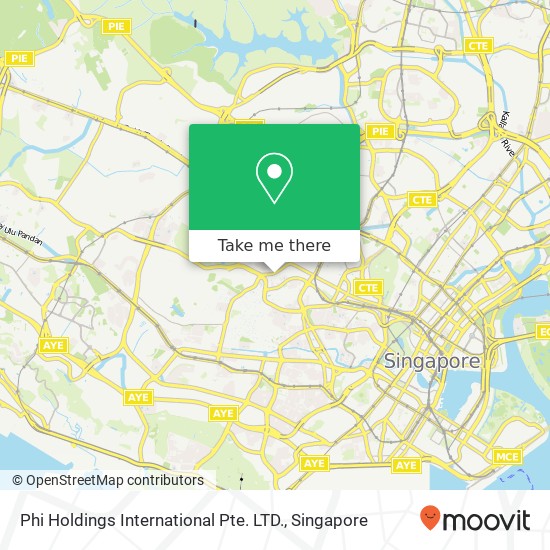 Phi Holdings International Pte. LTD. map